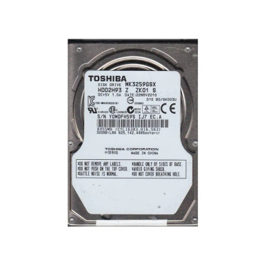 Toshiba HDD2H93Z 320GB 5400RPM SATA 3Gb/s 2.5-inch Hard Drive