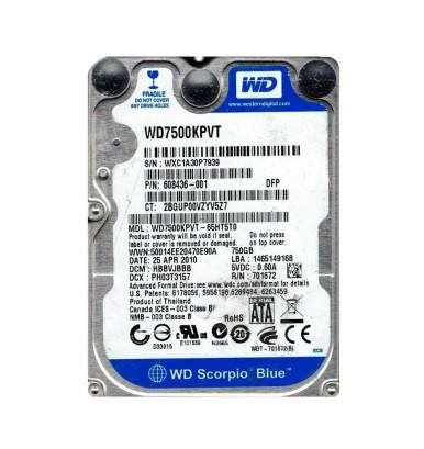 Compaq 608436-001 750GB SATA 3Gb/s 2.5-inch Desktop Hard Drive