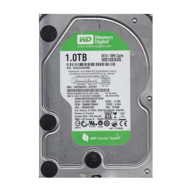 Western Digital WD10EAVS-57D7B1 1TB SATA 3Gb/s Server Hard Drive