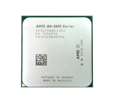 AMD AD3670WNZ43GX A6-3670 Quad-core (4 Core) 2.7GHz 4MB L2 Cache Socket FM1 Processor