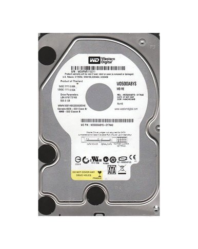 Western Digital WD5000ABYS Caviar RE2 500GB SATA 3Gb/s Desktop Hard Drive