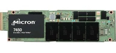 Micron MTFDKBZ7T6TFR-1BC1ZABYY 7.68TB PCIe NVMe 4.0 x4 E1.S Solid State Drive