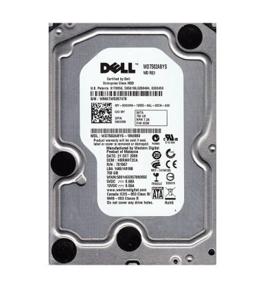 Western Digital WD7502ABYS-18W8B0 RE3 750GB SATA 3Gb/s Desktop Hard Drive