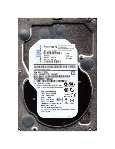 Western Digital WD4001FYYG-23SL3W1 RE 4TB SAS 6Gb/s Server Hard Drive