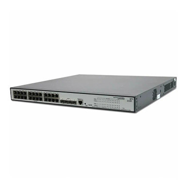 3Com 3CRBSG28PWR93 Baseline Plus Series 2928 PWR 24-Ports 10/100/1000Base-T + 4 x SFP Ports Layer2 Managed Gigabit Ethernet Network Switch