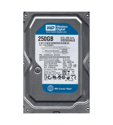Western Digital WD2500AAJS-00YZCA0 Caviar Blue 250GB SATA 3Gb/s Desktop Hard Drive