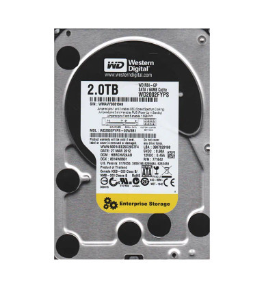 Western Digital WD2002FYPS-02W3B1 2TB 5400RPM SATA 3Gb/s 3.5-inch Hard Drive