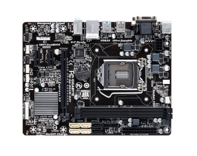 GA-B85M-D2V - Gigabyte Motherboard System Board CPU i3 i5 i7 LGA1150 Intel B85 DDR3 SATA3 USB 3