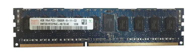 HMT351R7CFR4C-H9 - Hynix 4GB 1333MHz DDR3 PC3-10600 ECC Registered CL9 240-Pin DIMM 1.5V Single Rank x4 Memory Module