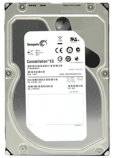 9YZ268-001 - Seagate 2TB SAS 6Gb/s 7200RPM 3.5 inch 64MB Cache Hard Disk Drive