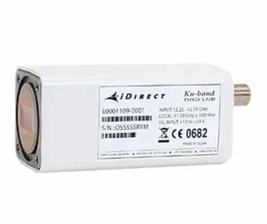 E0001109-0001 - iDirect KU-Band DRO LNB Input 12.25-1275GHz Local 11.3GHz+-900 KHz DC +12 - +24V