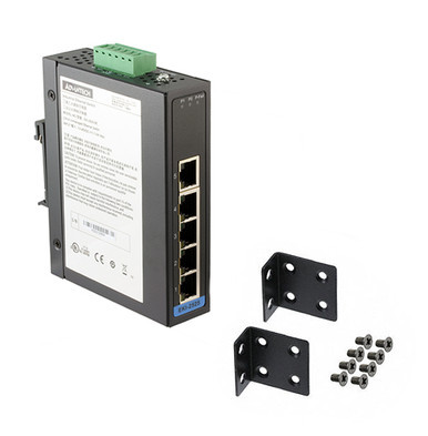 EKI-2525-BE - Advantech 5Port Ethernet Switch 5 x Fast Ethernet Network Twisted Pair 2 Layer Supported Wall Mountable DIN Rail Mountable 5 Year Limite