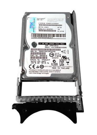 49Y7449 - IBM 900GB SAS 6Gb/s 10000RPM 64MB Cache 2.5 inch Hard Disk Drive