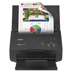 ADS-2000 - Brother ImageCenter Sheetfed Scanner 30-bit Color 8-bit Grayscale USB