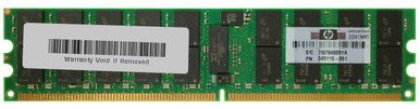 345115-861 - HP 4GB 400MHz DDR2 PC2-3200 Registered ECC CL3 240-Pin DIMM Dual Rank Memory