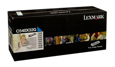 C540X32G - Lexmark C54X Cyan Toner Cartridge