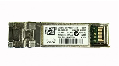 CWDM-SFP10G-1510 - Cisco 10Gb/s 10GBase-CWDM Single-mode Fibre 40km 1510nm Duplex LC Connector SFP+ Transceiver Module
