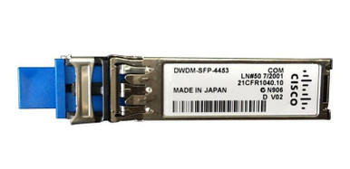 DWDM-SFP-4453= - Cisco SFP (mini-GBIC) Transceiver module Gigabit Ethernet 2Gb Fibre Channel
