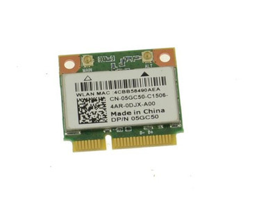5GC50 - Dell WiFi Card Qualcomm Atheros Mini PCI Express 802.11b/g/n Bluetooth 4.0 for Latitude 3540