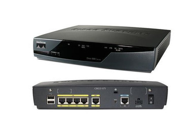 CISCO878-SEC-K9 - Cisco 878 G.SHDSL 4 x 10/100Base-TX LAN + 1 x WAN + 1 x ISDN BRI (S/T) WAN Integrated Services Router