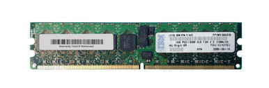 41Y2761 - IBM 1GB 667MHz DDR2 PC2-5300 Registered ECC CL5 240-Pin DIMM Single Rank Memory