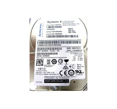 00WG695 - IBM / Lenovo 900GB SAS 12Gb/s 10000RPM Hot Swap 2.5 inch G3 Hard Disk Drive with Tray for System X Server