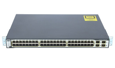Catalyst 3750X-48PF-E - Cisco 48-Ports PoE+ Layer 3 Managed Rack-mountable 1U Network Switch