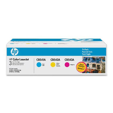 CE259A - HP 125A Tri-Pack Toner Cartridge (Cyan Magenta Yellow) 3 Pack