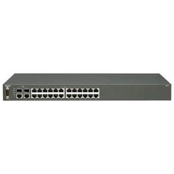AL2500E01-E6 - Nortel Ethernet Routing Switch 2526T with 24Ports Fast Ethernet 10/100 ports- 2 Combo SFP with Power cord