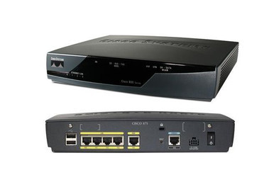 CISCO878-K9 - Cisco 878 G.SHDSL 4 x 10/100Base-TX LAN + 1 x WAN + 1 x ISDN BRI WAN Integrated Services Router