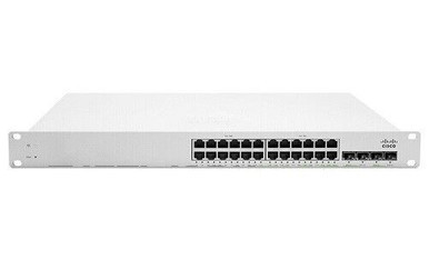 Meraki MS320-24P - Cisco 24-Ports SFP+ Layer 3 Cloud-Managed Rack-mountable Network Switch