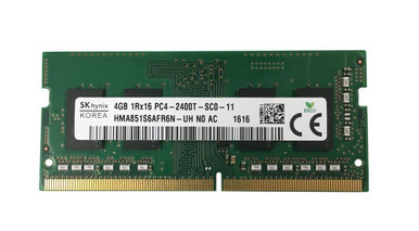 HMA851S6AFR6N-UHN0 - Hynix 4GB DDR4-2400MHz PC4-19200 non-ECC Unbuffered CL17 260-Pin SoDimm 1.2V Single Rank Memory Module