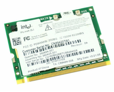 D10709-003 - HP Mini PCI 802.11B/G Wi-Fi Wireless LAN (WLAN) Network Interface Card