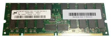 MT36LSDF12872G-133C1 - Micron Technology 1GB 133MHz PC133 ECC Registered CL3 168-Pin DIMM 3.3V Memory Module