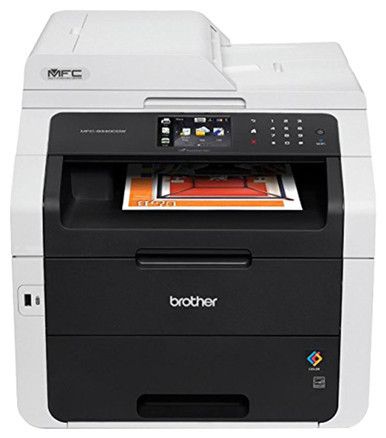 MFC9340CDW - Brother 600 x 2400 dpi 23 ppm Wireless All in One Color Laser Printer