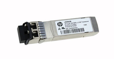 JD092B - HP ProCurve X130 10Gbps 1000Base-SR Multi-Mode 300m 850nm Duplex LC Connector SFP+ Transceiver Module