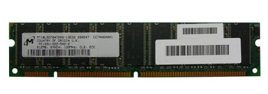 MT18LSDT6472AG-13ED2 - Micron Technology 512MB 133MHz PC133 ECC Unbuffered CL3 168-Pin DIMM 3.3V Memory Module