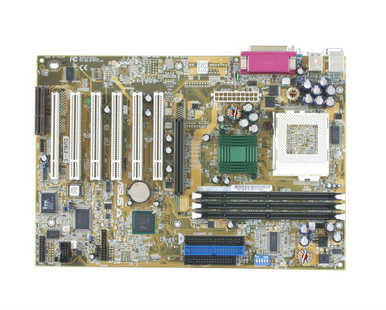 CUSL2-C - Asus Motherboard System Board + Intel Pentium III CPU + HSF I/O Plate REv 1.02