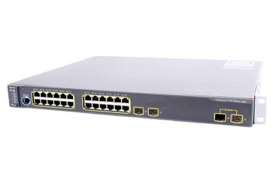 Catalyst 3750-24TE - Cisco 24-Ports 10/100 SFP Gigabit Ethernet Switch