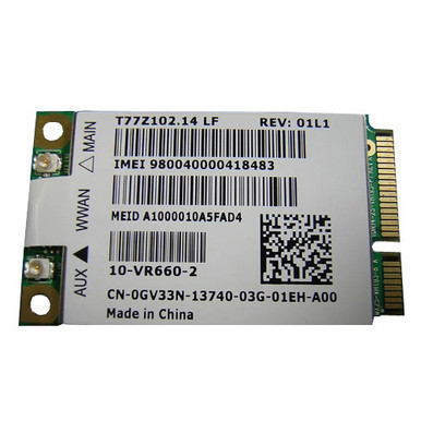 GV33N - Dell Wireless 5620 Multi-Mode Gobi Mobile Broadband Mini Card