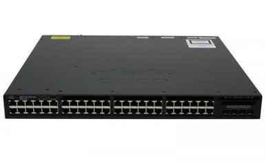 Catalyst 3650-48FQ-E - Cisco 48-Ports 4 x 10G SFP+ Managed Rack-mountable 1U Network Switch