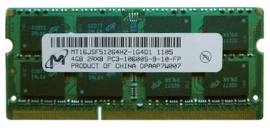 MT16JSF51264HZ-1G4 - Micron 4GB DDR3-1333MHz PC3-10600 non-ECC Unbuffered CL9 204-Pin SoDimm Dual Rank Memory Module