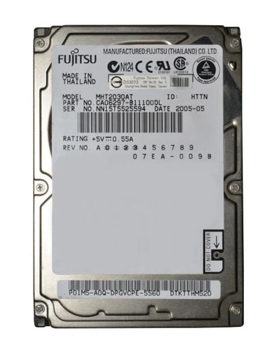 MHT2030AT - Toshiba Mobile 30 GB IDE Ultra ATA/100 (ATA-6) 4200RPM 2 MB Cache 2.5 inch Hard Drive