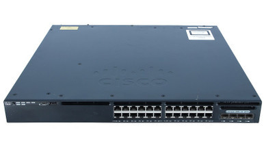 Catalyst 3650-24TS-E - Cisco 24-Ports 4 x 1G SFP Managed Rack-mountable 1U Network Switch