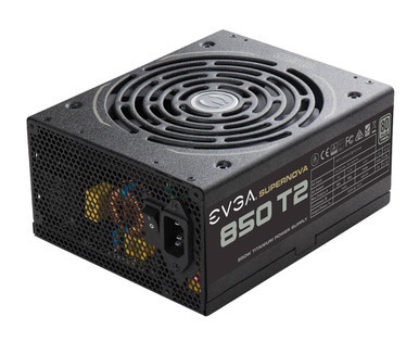 220-T2-0850-X1 - EVGA SuperNOVA 850 T2 850Watts 12V 70.8A 80 Plus Titanium Power Supply