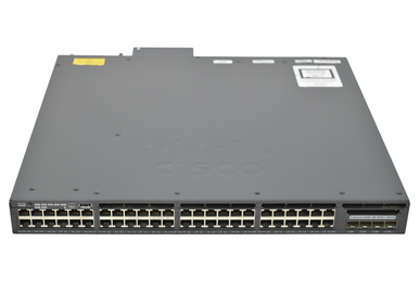 Catalyst 3650-48FS-L - Cisco 48-Ports 4 x 1G SFP PoE+ Rack-mountable 1U Network Switch