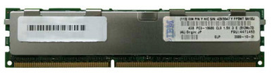 44T1493 - IBM 4GB 1333MHz DDR3 PC3-10600 ECC Registered CL9 240-Pin DIMM 1.5V Dual Rank x4 Memory Module