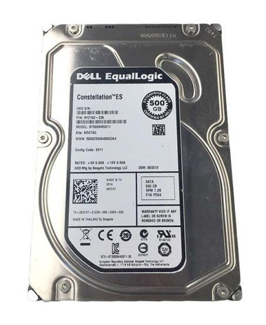 6VVK7 - Dell 500GB SATA 6Gb/s 7200RPM 64MB Cache 3.5 inch Hard Disk Drive