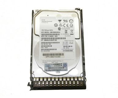 655710-B21 - HP 1TB SATA 6Gb/s 7200RPM Hot Plug 2.5 inch Hard Disk Drive