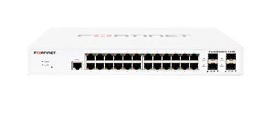 FS-124E - Fortinet FortiSwitch-124E 24-Ports RJ-45 Layer2 Switch with 4x Gigabit SFP Ports